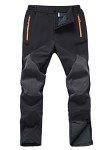 Men's Waterproof Ski Pants with Fleece Lining