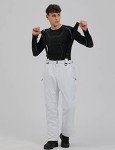Men's Waterproof Insulated Ski Pants with Suspenders