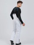 Men's Waterproof Insulated Ski Pants with Suspenders