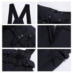 Men's Waterproof Insulated Ski Pants with Suspenders