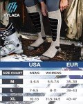 Merino Wool Knee-High Ski Socks for Winter