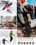 Merino Wool Knee-High Ski Socks for Winter