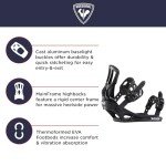 Rossignol Battle Men's Snowboard Bindings - Black/White