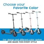 LaScoota Foldable Kick Scooter for Adults and Teens