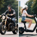 German Style Half Helmet for Motorcycles and Scooters