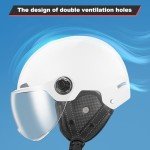 German Style Half Helmet for Motorcycles and Scooters