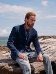 Men's Modern Fit Lightweight Blazer Jacket