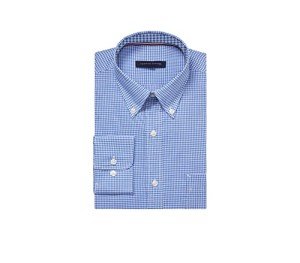 Tommy Hilfiger Men's Non-Iron Gingham Dress Shirt