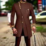 Double Breasted Slim Fit Men’s Blazer and Pants Set