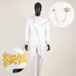 Double Breasted Slim Fit Men’s Blazer and Pants Set