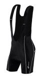 Men's Padded Bike Bib Shorts with White Stitches