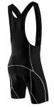 Men's Padded Bike Bib Shorts with White Stitches