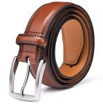 Men's Genuine Leather Dress Belt - Classic Style