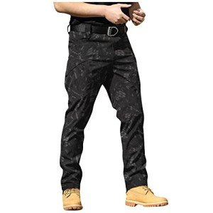 Men's Cargo Pants with Multi Pockets and Stretch