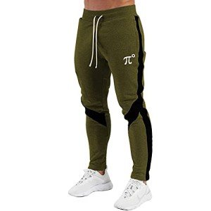 Slim Fit Men's Track Pants with Zipper Pockets