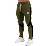 Slim Fit Men's Track Pants with Zipper Pockets