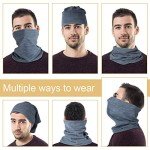 Men's Winter Neck Warmer Gaiter - 2 Pack Set