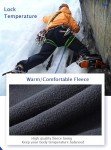 Gash Hao Men's Waterproof Snow Pants with Fleece Lining