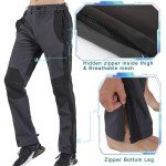 Gash Hao Men's Waterproof Snow Pants with Fleece Lining