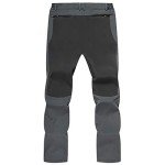 Gash Hao Men's Waterproof Snow Pants with Fleece Lining