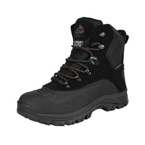 NORTIV 8 Men's Waterproof Insulated Snow Boots Size 12