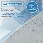 Men's Waterproof Ski Jacket with Detachable Hood