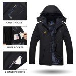 TACVASEN Men's Warm Water-Resistant Winter Jacket