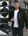 WENRONSTA Men's Waterproof Ski Jacket - Black