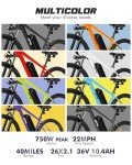 Qlife 21-Speed Electric Mountain Bike for Adults