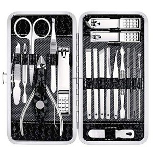 Professional 18-Piece Nail Clipper Set with Case