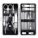 Professional 18-Piece Nail Clipper Set with Case