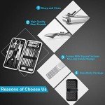 Professional 18-Piece Nail Clipper Set with Case