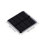 SUNYIMA 10pcs Mini Monocrystalline Solar Cells Solar System Kit 50mm X 50mm/1.96" X 1.96" 2V 160MA for DIY Charge Solar Panels