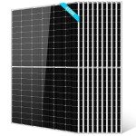 SUNGOLDPOWER 10pcs 450W Monocrystalline Solar Panel,Grade A Solar Cell, Waterproof IP67,High Efficiency PV Module for RV,Home,House,Boat,Farm,Off Grid and On Grid System (10 Pack of 450W),Black