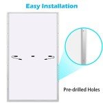 SUNGOLDPOWER 10pcs 450W Monocrystalline Solar Panel,Grade A Solar Cell, Waterproof IP67,High Efficiency PV Module for RV,Home,House,Boat,Farm,Off Grid and On Grid System (10 Pack of 450W),Black