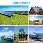 SUNGOLDPOWER 10pcs 450W Monocrystalline Solar Panel,Grade A Solar Cell, Waterproof IP67,High Efficiency PV Module for RV,Home,House,Boat,Farm,Off Grid and On Grid System (10 Pack of 450W),Black