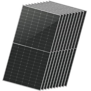 SUNGOLDPOWER 10pcs 560W Bifacial PERC Solar Panels Monocrystalline, High Efficiency Solar Panel for Charging Station,Rooftop,Household, Marine, RV, On/Off Grid Solar system (10pcs 560W Bifacial panel)