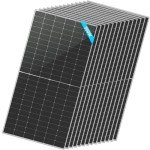 SUNGOLDPOWER 14pcs 560W Bifacial PERC Solar Panels Monocrystalline,High Efficiency Solar Panel for Charging Station,Rooftop, Household, Marine,RV, On/Off Grid Solar System (14pcs 560W Bifacial Panel)