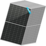 SUNGOLDPOWER 20PCS 460W Bifacial PERC Solar Panels Monocrystalline, High Efficiency Solar Panel for Charging Station,Rooftop, Household, Marine,RV, On/Off Grid Solar system (20pcs 460W Bifacial Panel)