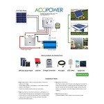 ACOPOWER 15Watt 15W Polycrystalline Photovoltaic PV Solar Panel Module 12v Battery Charging