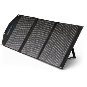 ACOPOWER 90W Portable Solar Panel,3x30W Foldable Solar Panel Suitcase with USB/DC/Type-C 3 Outputs for Phones,Camping,Outdoors, RV and Acopower Car Refrigerator Black