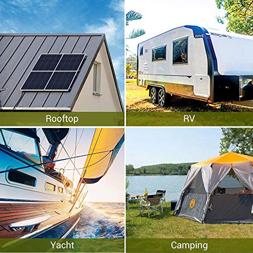 HQST 100W Solar Panel Kit with Charge Controller