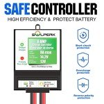 SOLPERK 10W Solar Panel，12V Solar Panel Charger Kit+8A Controller，Suitable for Automotive, Motorcycle, Boat, ATV, Marine, RV, Trailer, Powersports, Snowmobile etc. Various 12V Batteries. (10W Solar)