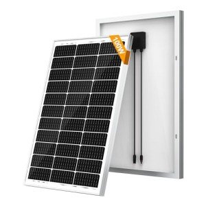 SOLPERK Solar Panel 100 Watt 12 Volt, Solar Panel Kit with High Efficiency Monocrystalline PV Module Power Charger Solar Panel for Boat Car RV Motorcycle Marine and Other Off-Grid Applications