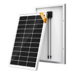 SOLPERK Solar Panel 100 Watt 12 Volt, Solar Panel Kit with High Efficiency Monocrystalline PV Module Power Charger Solar Panel for Boat Car RV Motorcycle Marine and Other Off-Grid Applications