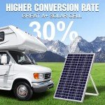 SOLPERK Solar Panel Kit 30W 24V, Intelligent Waterproof 10A PWM Controller, Home Outdoor Solar Battery Charger for RV Car Boat Marine Tractor Camping, 24 Volt Batteries Solar Panel Charger