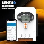 SOLPERK 60A MPPT Solar Charge Controller, 12V/24V/48V Auto, Input LCD Display Regulator Intelligent Solar Panel Regulator for LiFePO4, SLD,Gel Sealed, Li, Flooded Battery, Rover APP Control Bluetooth