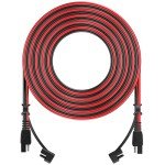 SOLPERK 25Feet SAE SAE Extension Cable Quick Disconnect Wire Harness SAE Connector Extension Cable for Cars, Motorcycles, Solar Panels, RV Battery(16AWG) (25 Feet)