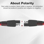 SOLPERK 25Feet SAE SAE Extension Cable Quick Disconnect Wire Harness SAE Connector Extension Cable for Cars, Motorcycles, Solar Panels, RV Battery(16AWG) (25 Feet)