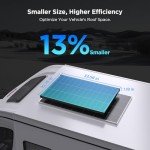 ZOUPW N-Type 16BB 100 Watt Solar Panel,Gifts for Men,Solar Panel 100W 12V,25% High Efficiency Monocrystalline PV Module IP68 Waterproof for RV Marine Rooftop Power Station Off-Grid Systems (1PCS)